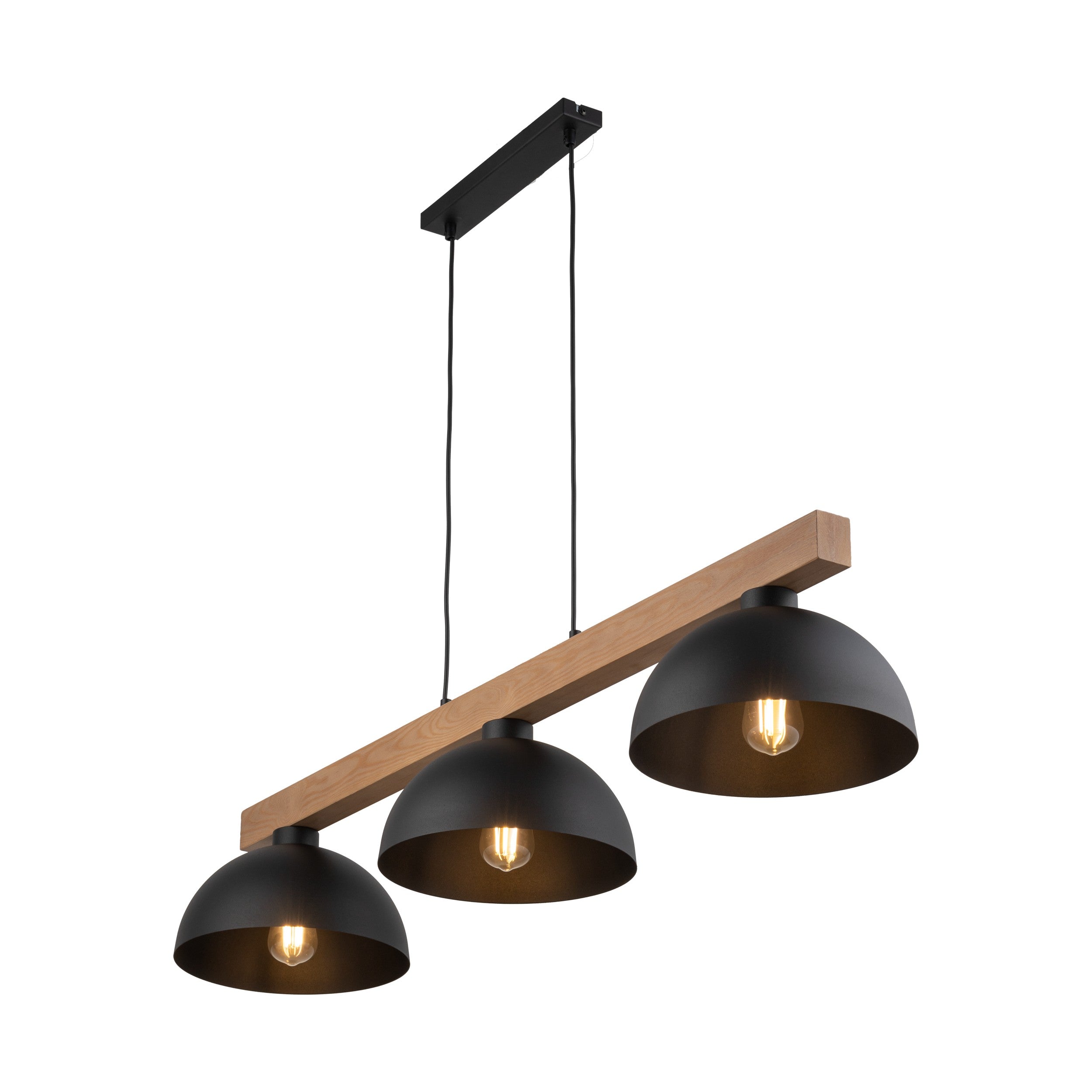 OSLO Black Scandinavian Pendant Light 3Oslo Black Scandinavian Minimalist Pendant Ceiling Light for Kitchen Island, Dining Room & Modern Interiors 3