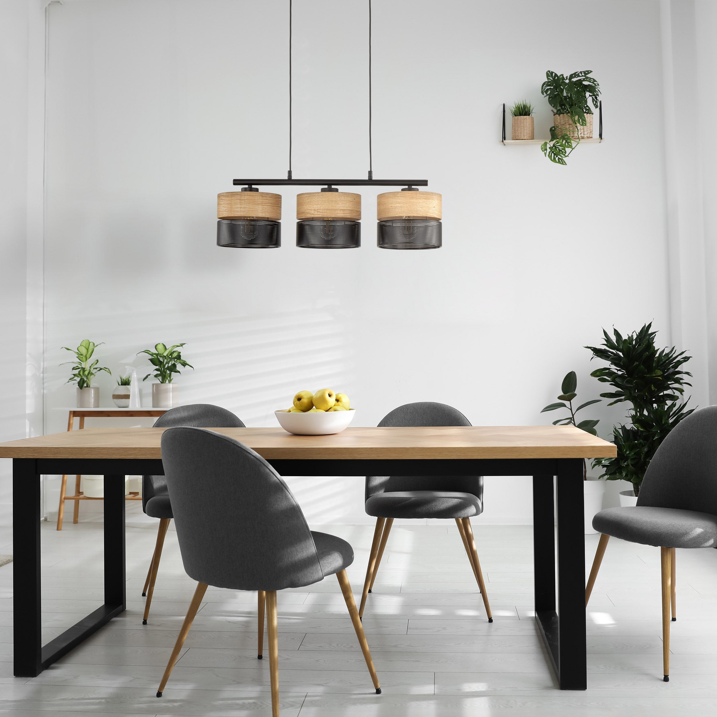 NICOL Nordic Minimalist Pendant Light Fixture for Kitchen Island, Dining Area & Living Room