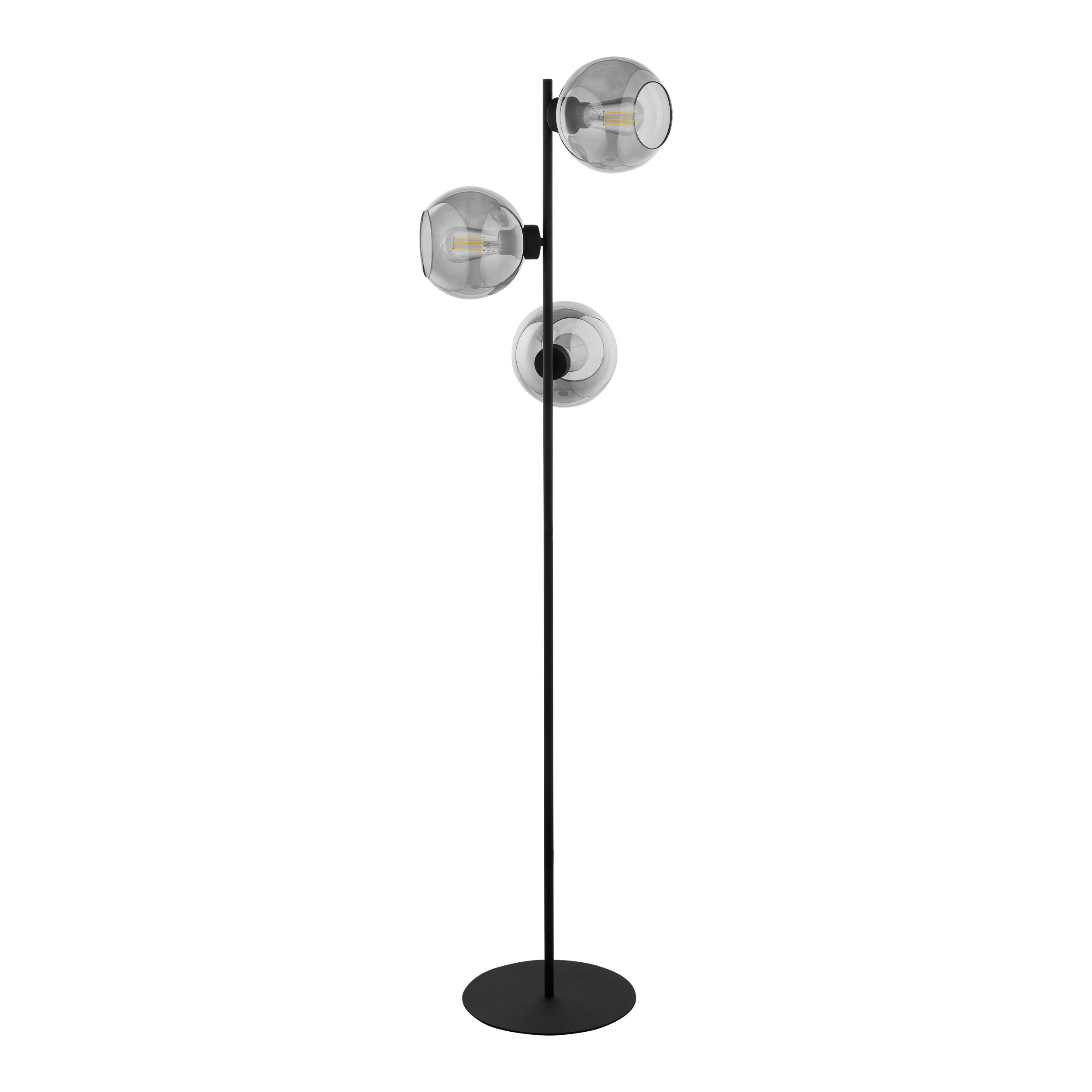 CUBUS Graphite Scandinavian Floor Lamp for Living Room, Bedroom & Office – Modern Minimalist Lighting (Clearance)