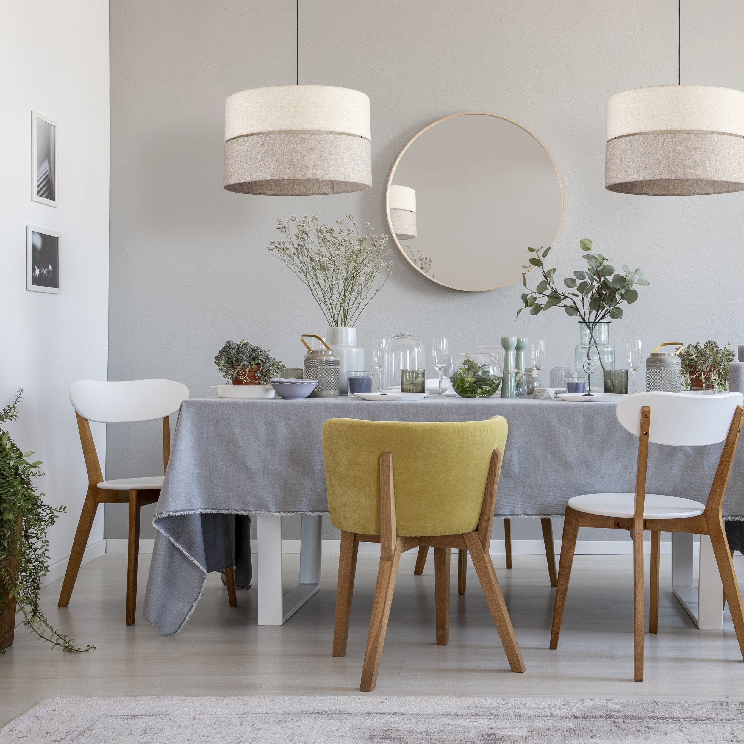 ECO Scandinavian Pendant Ceiling Light Fixture for Kitchen Island, Dining Room & Living Room – Minimalist Lighting