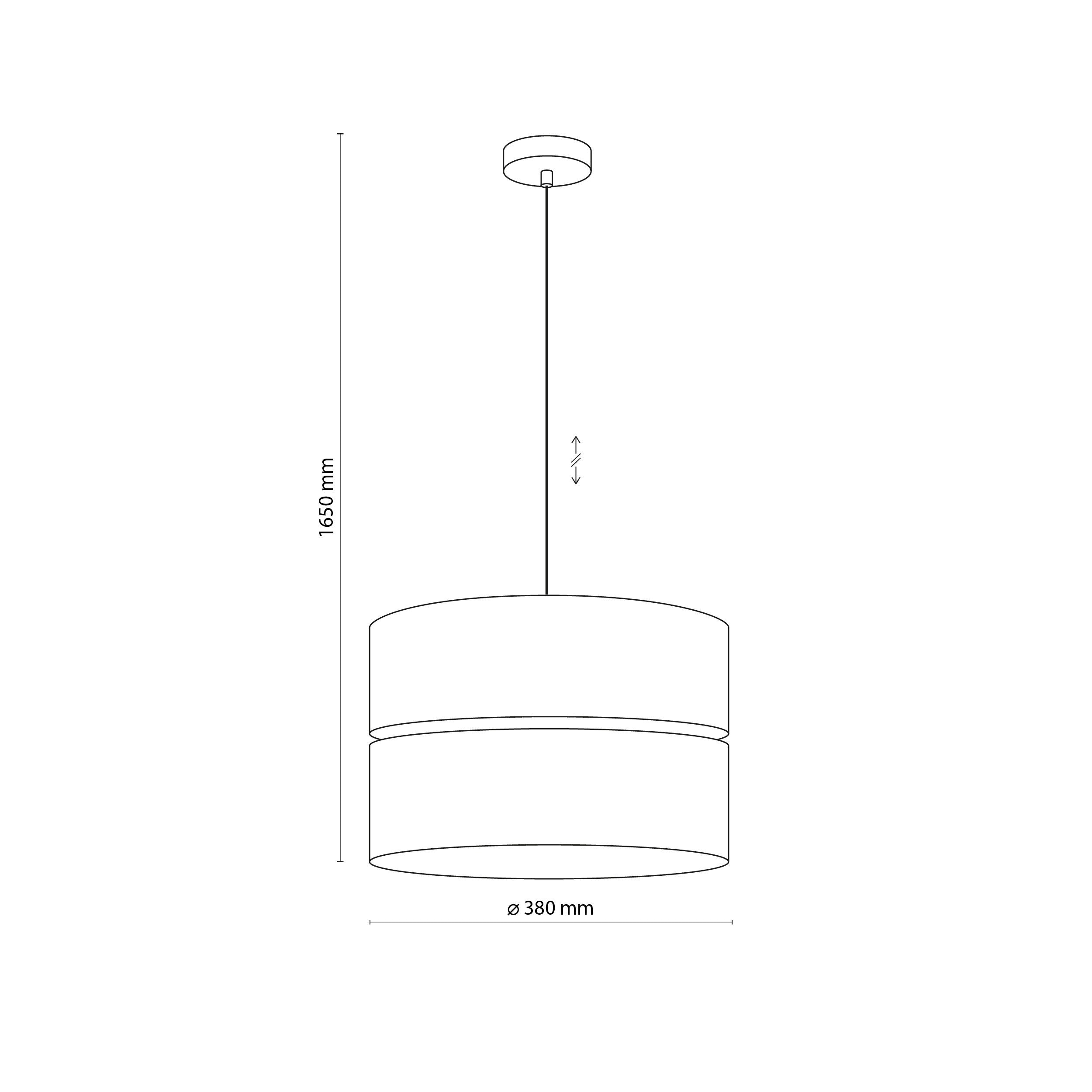 ECO Scandinavian Pendant Ceiling Light Fixture for Kitchen Island, Dining Room & Living Room – Minimalist Lighting