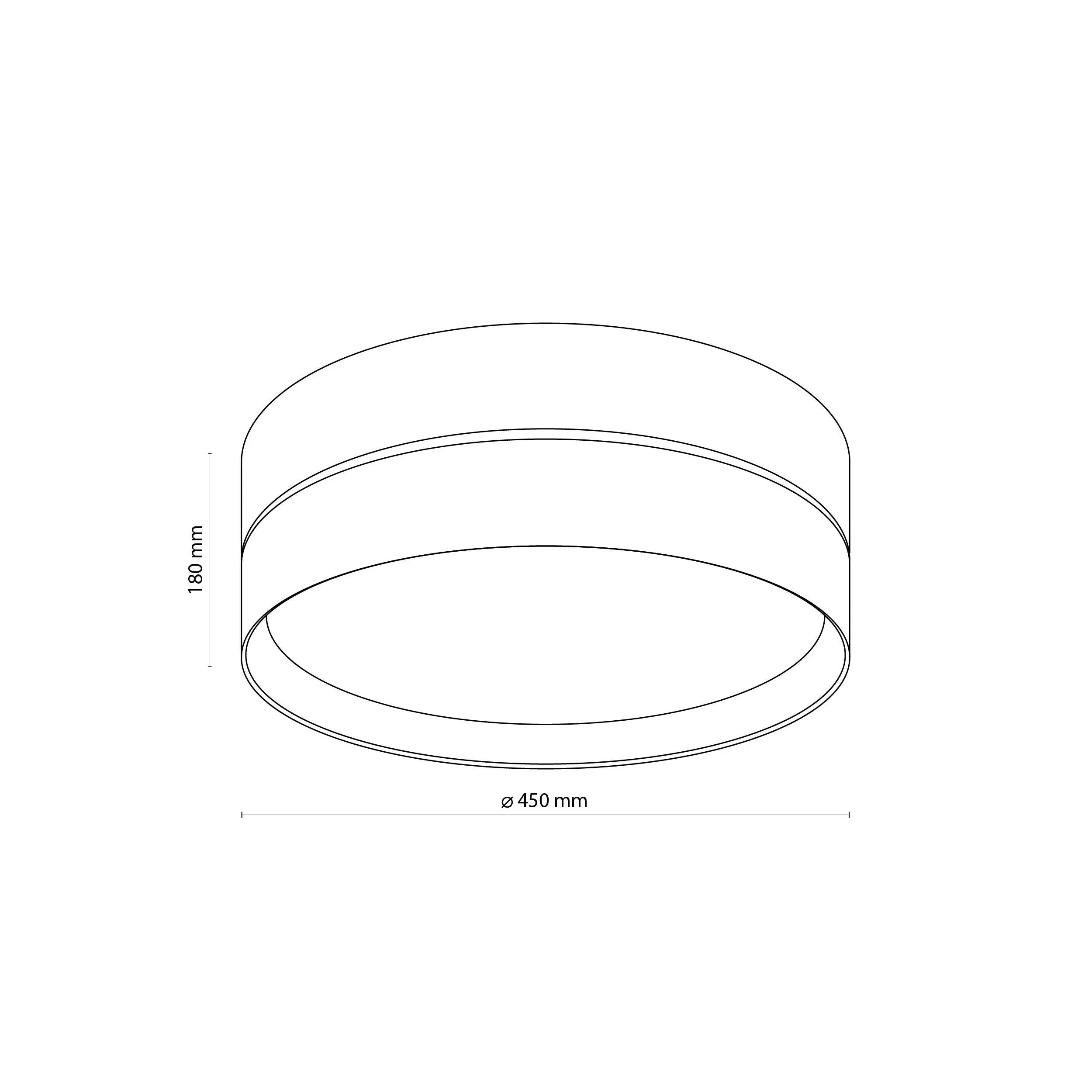 ECO Scandinavian Flush Mount Ceiling Light for Hallway, Kitchen & Bedroom