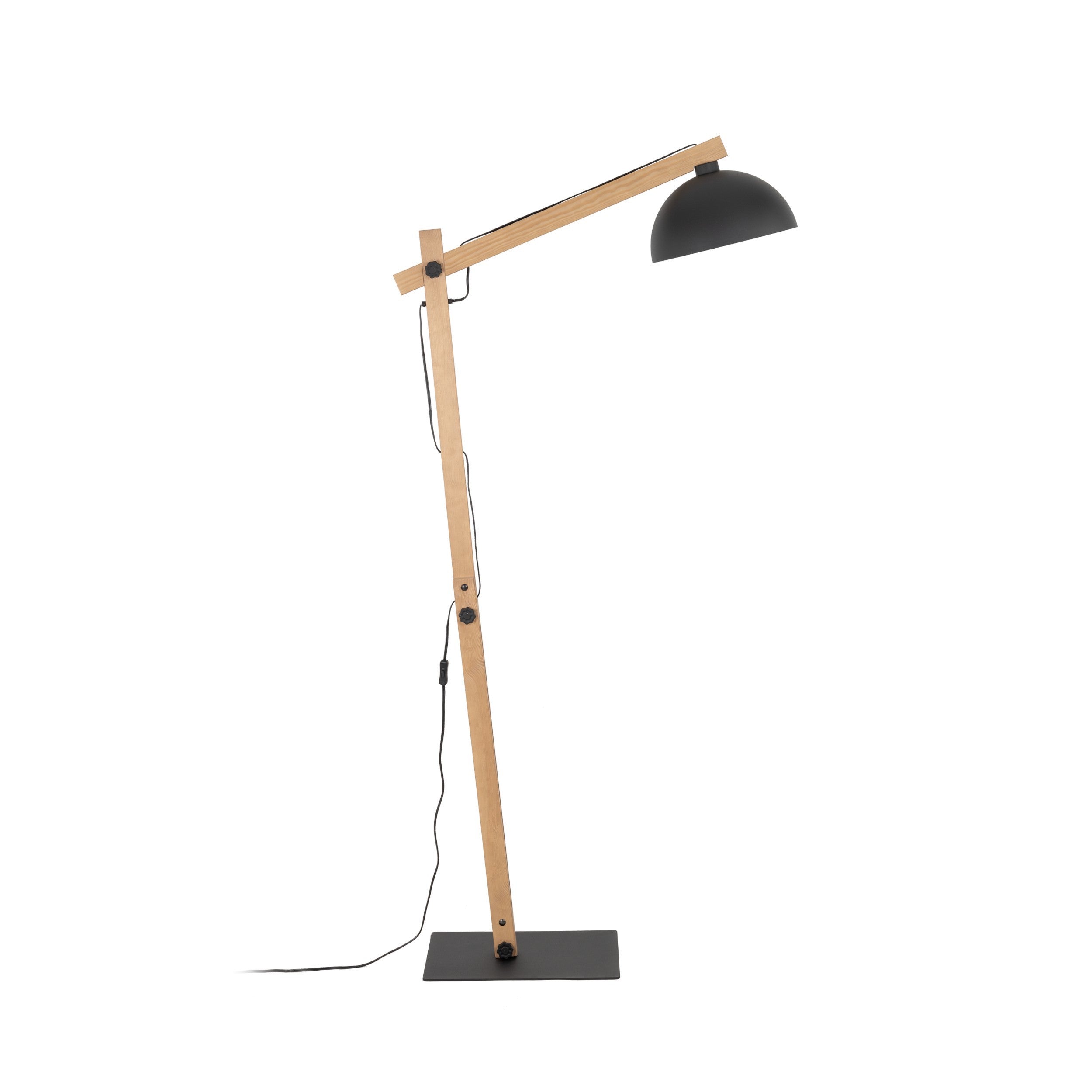 OSLO Black Scandinavian Floor Lamp for Living Room, Bedroom & Office – Modern Minimalist Lighting  (Clearance)