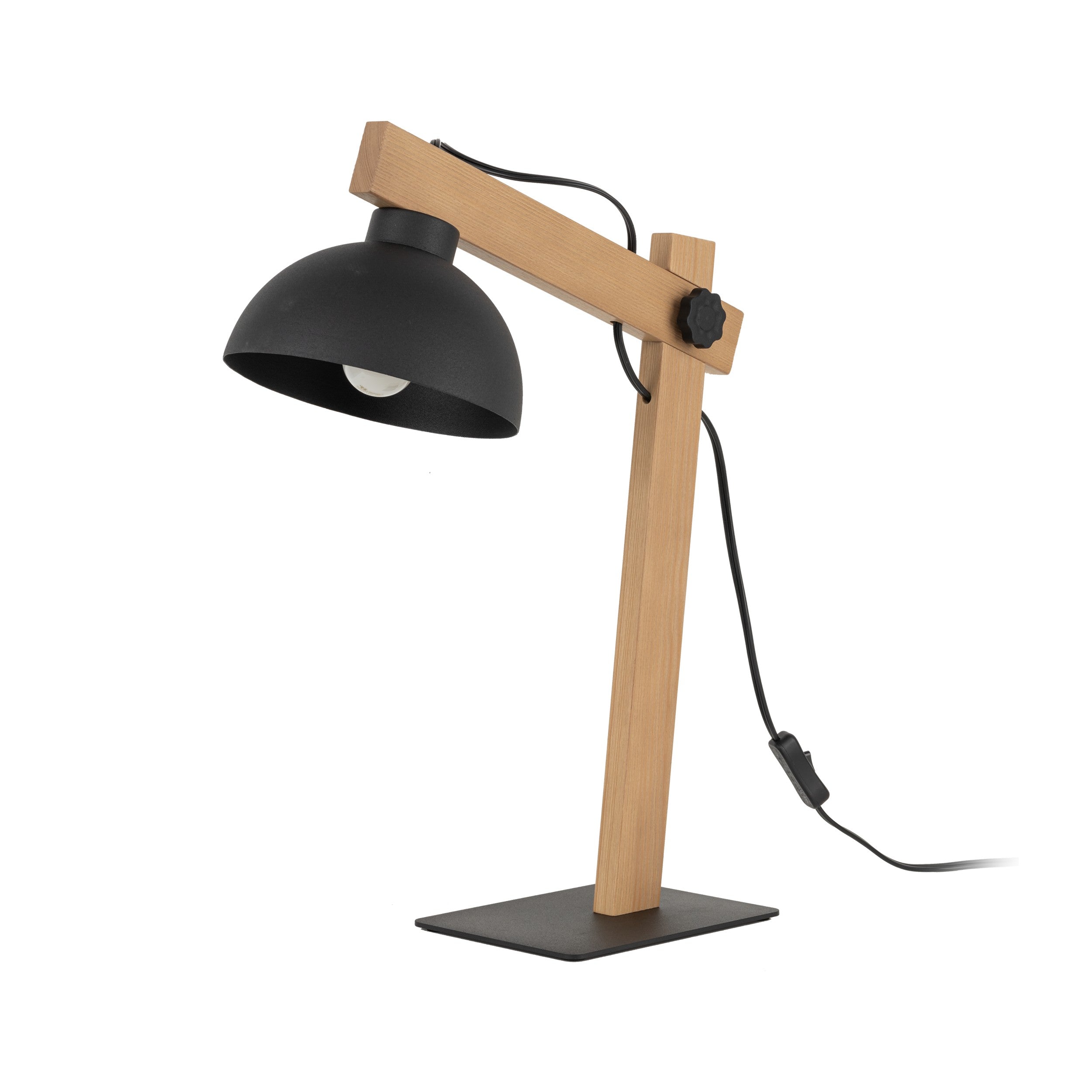 OSLO Black Scandinavian Night Lamp