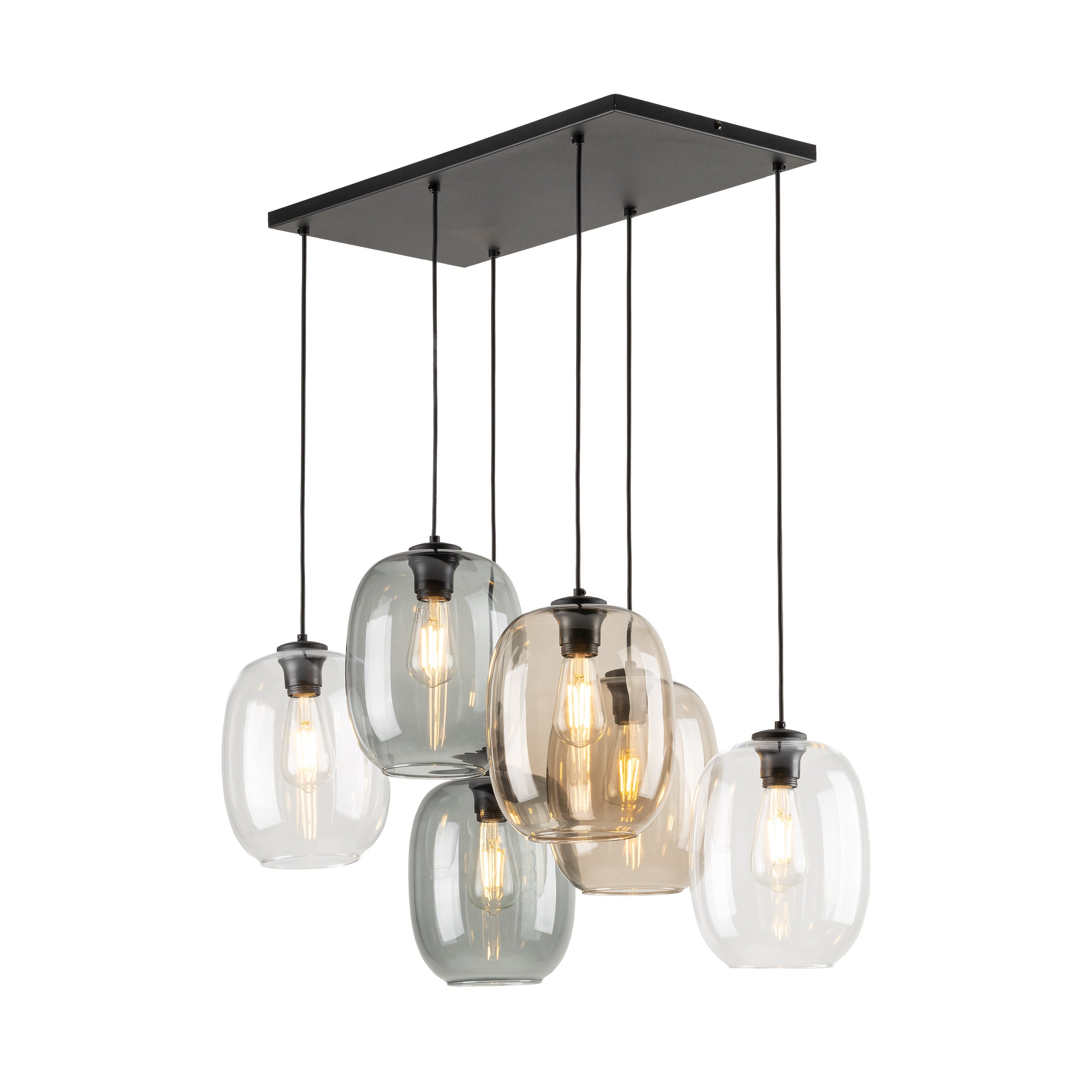 ELIO Mid-Century Modern Pendant Ceiling Light Fixture for Kitchen Island, Dining Room & Living Room