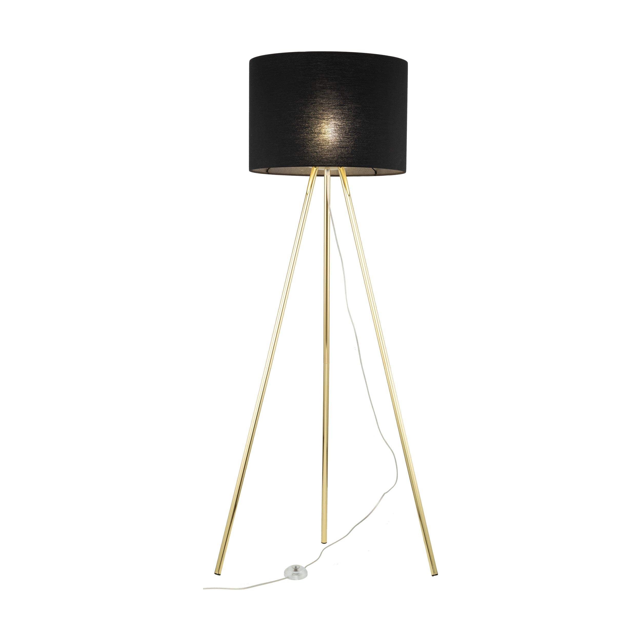 UMBERTO Black Modern  Floor Lamp  (Clearance)