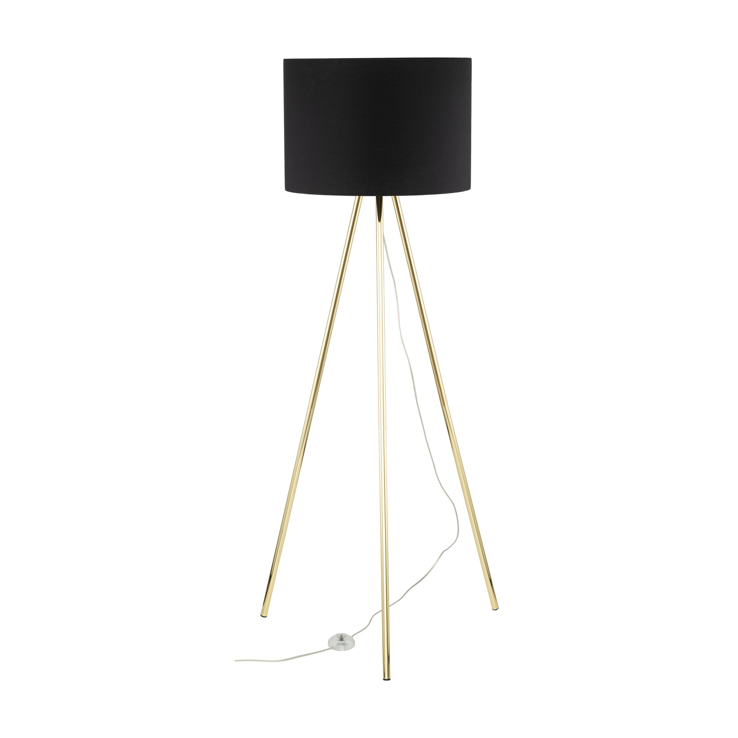 UMBERTO Black Modern  Floor Lamp  (Clearance)
