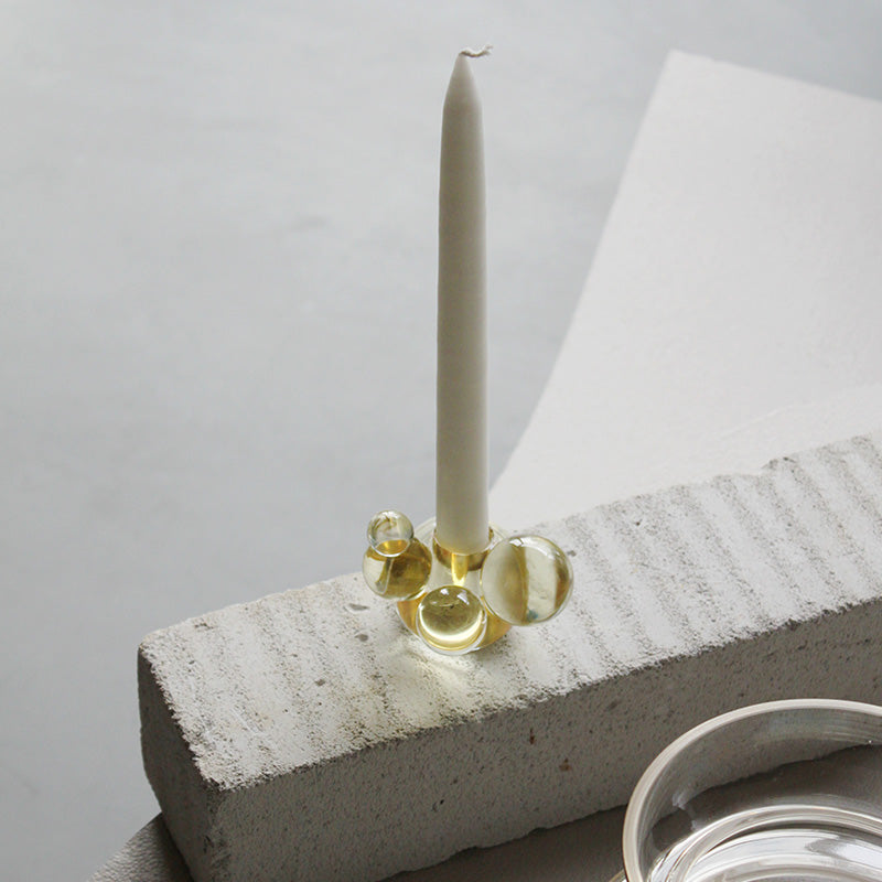 Bubble Candle Holder - Yellow