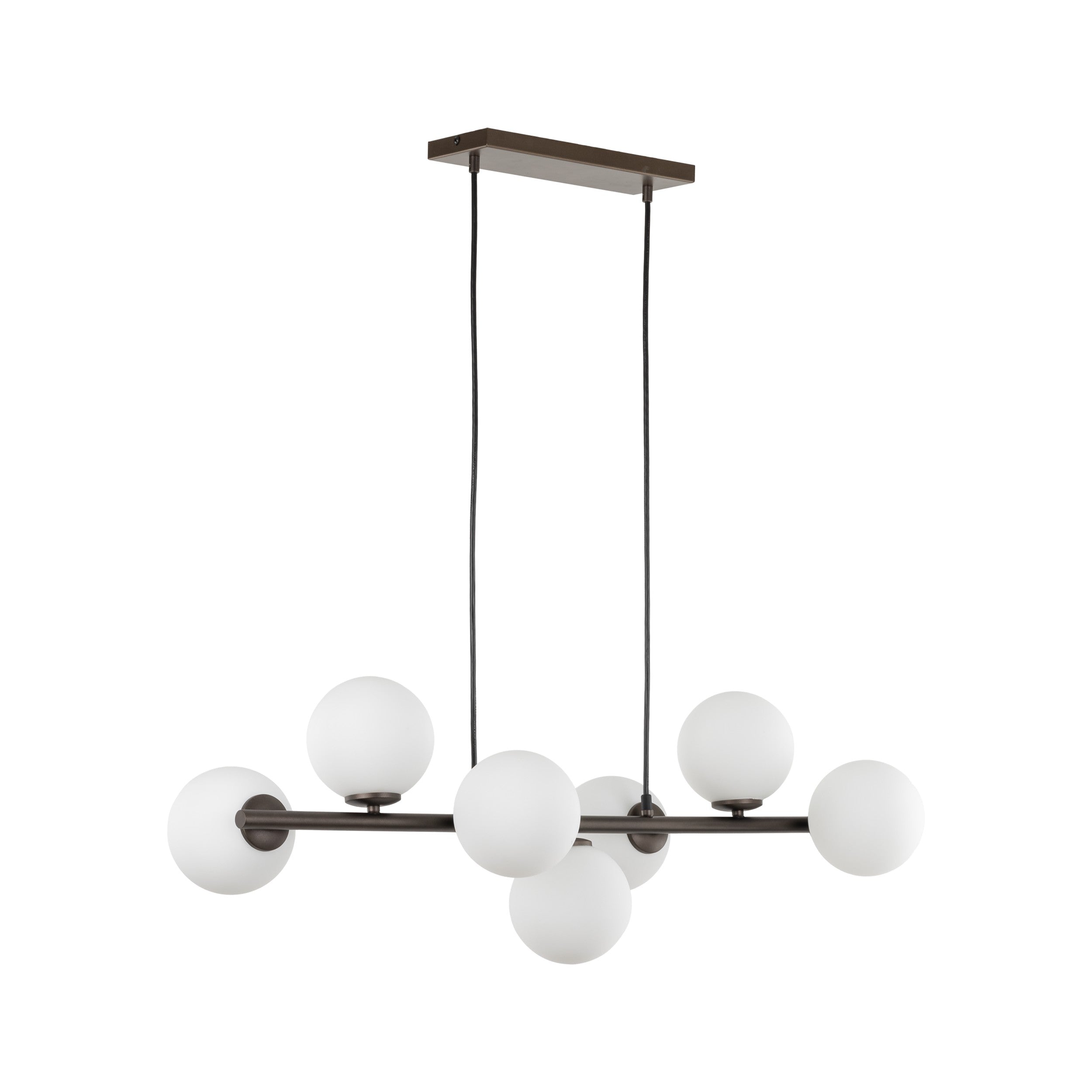 ESTERA 7-Light Scandinavian Glass Pendant Light for Dining Table & Modern Interiors