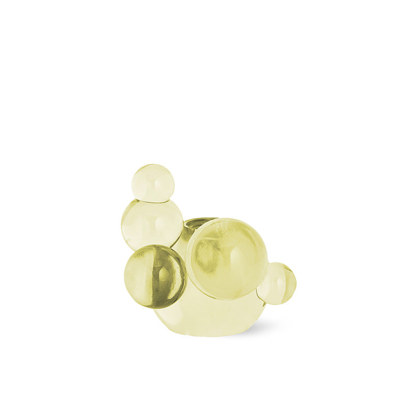 Bubble Candle Holder - Yellow