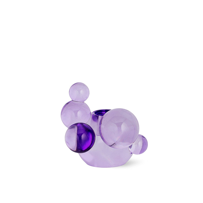 Bubble Candle Holder - Purple