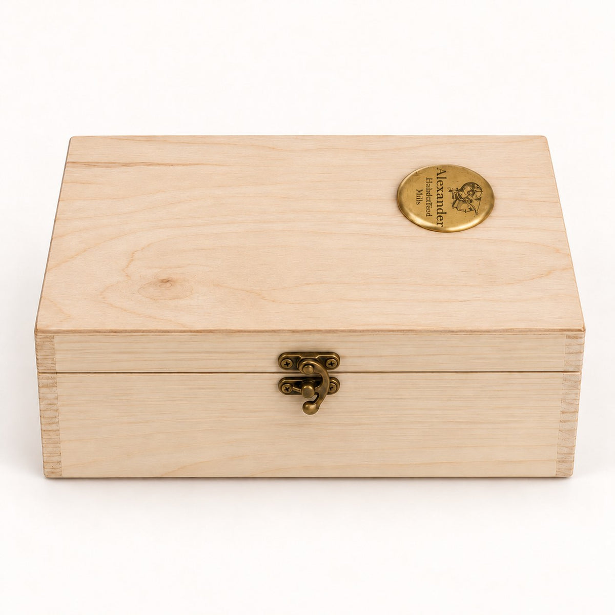 Alexander Copper Salt and Pepper Mill Gift Set in Wooden Box