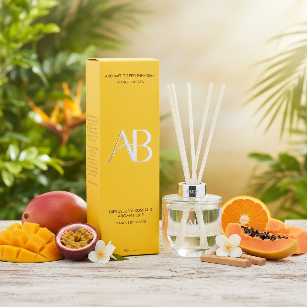 Mango & Papaya Tropical Luxury Reed Diffuser