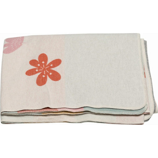 Silvretta cotton throw summer of love by David Fusseneger