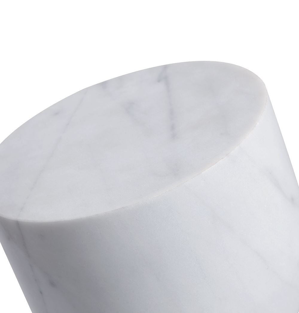 Océane Side Table - White Marble