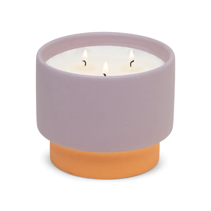 Color Block 16 oz Candle - Violet + Vanilla by Paddywax