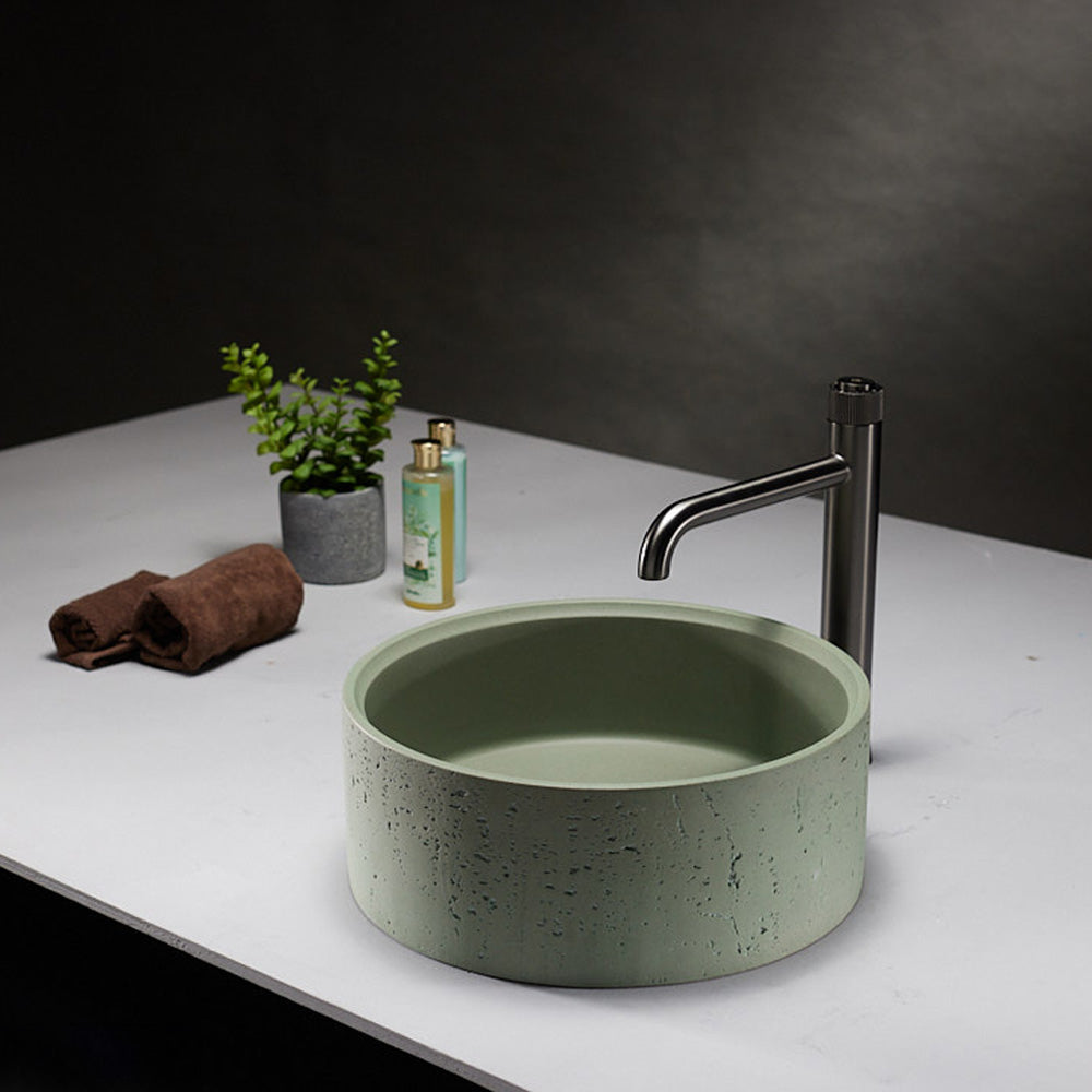 Spheris Table Mounted Sink - Olive Green